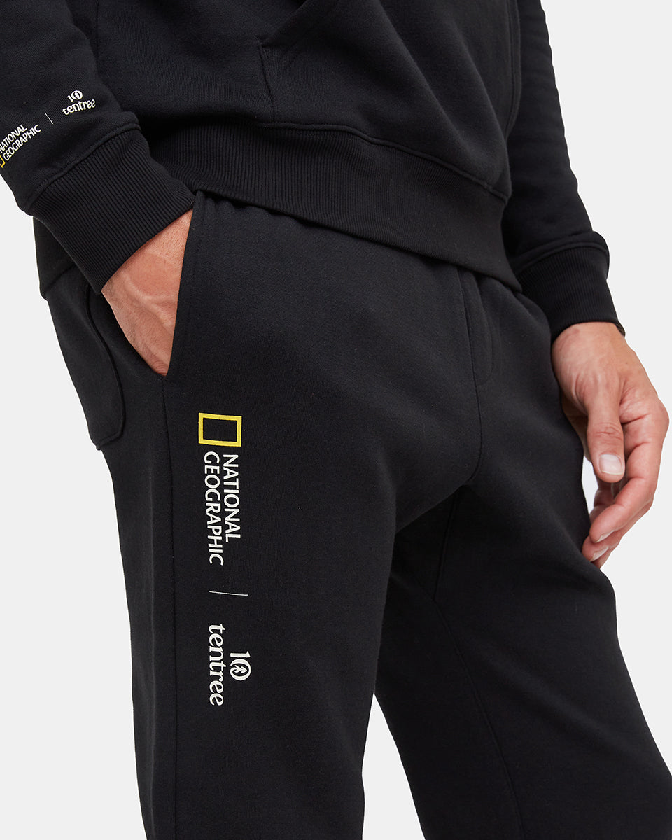 Black Men's National Geographic Sweatpants