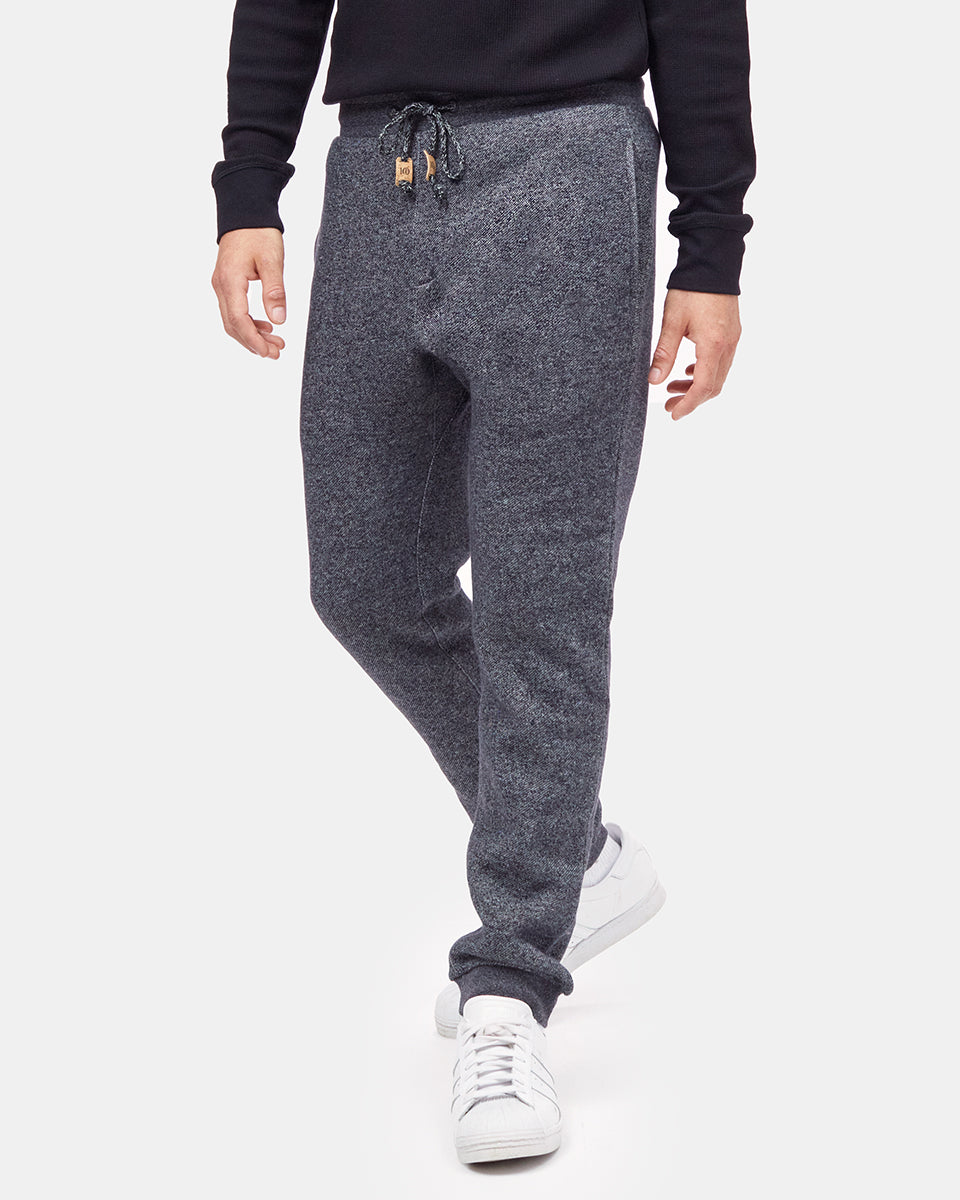 Black Men's Organic Cotton Joggers