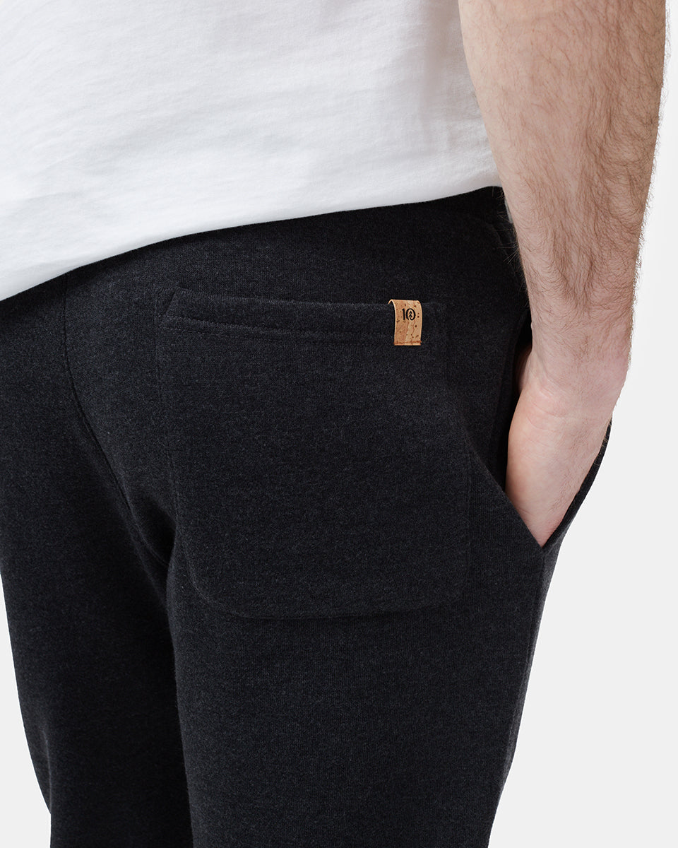 Black Men's Organic Cotton Joggers
