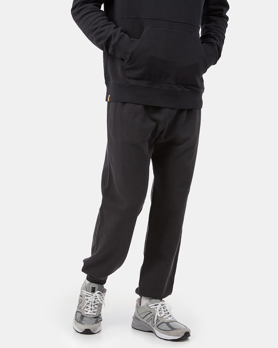 Black Men's Organic Cotton Sweatpants