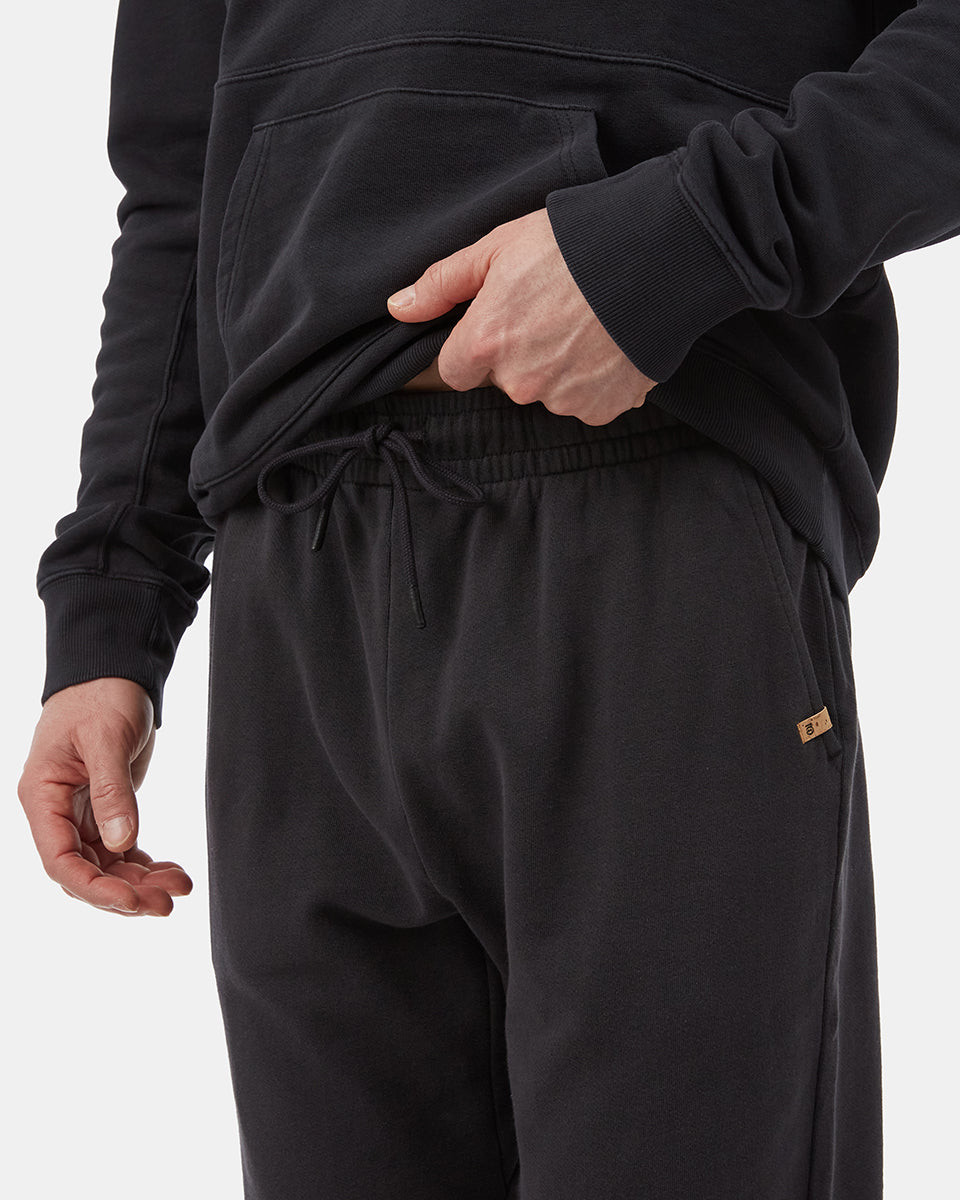 Black Men's Organic Cotton Sweatpants