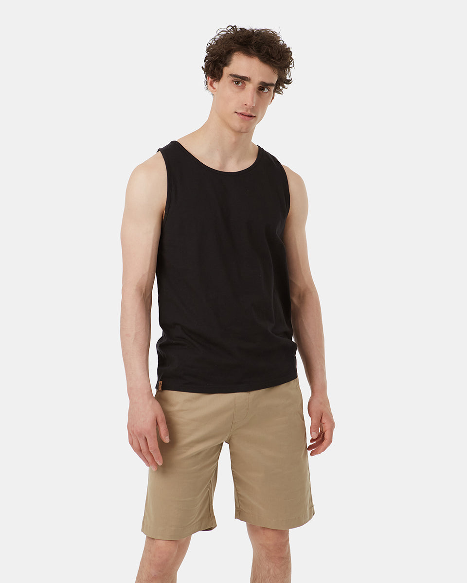 Black Men's Organic Cotton Tank Top