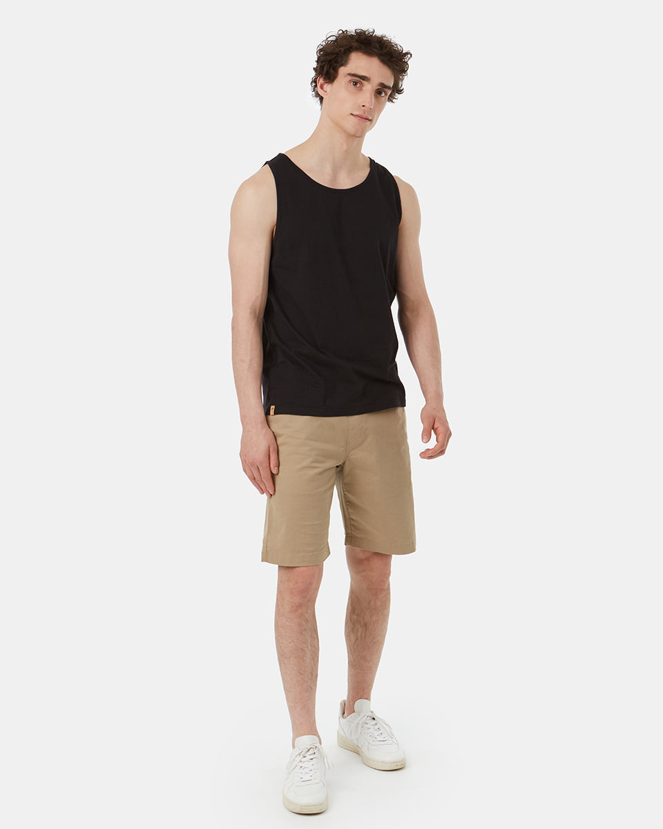 Black Men's Organic Cotton Tank Top