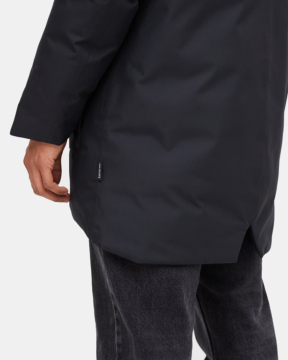 Black Men's Repreve Parka Jacket