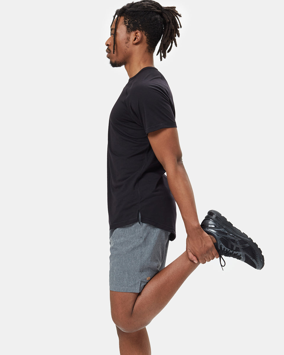 Black Men's Repreve Polyester T-Shirt