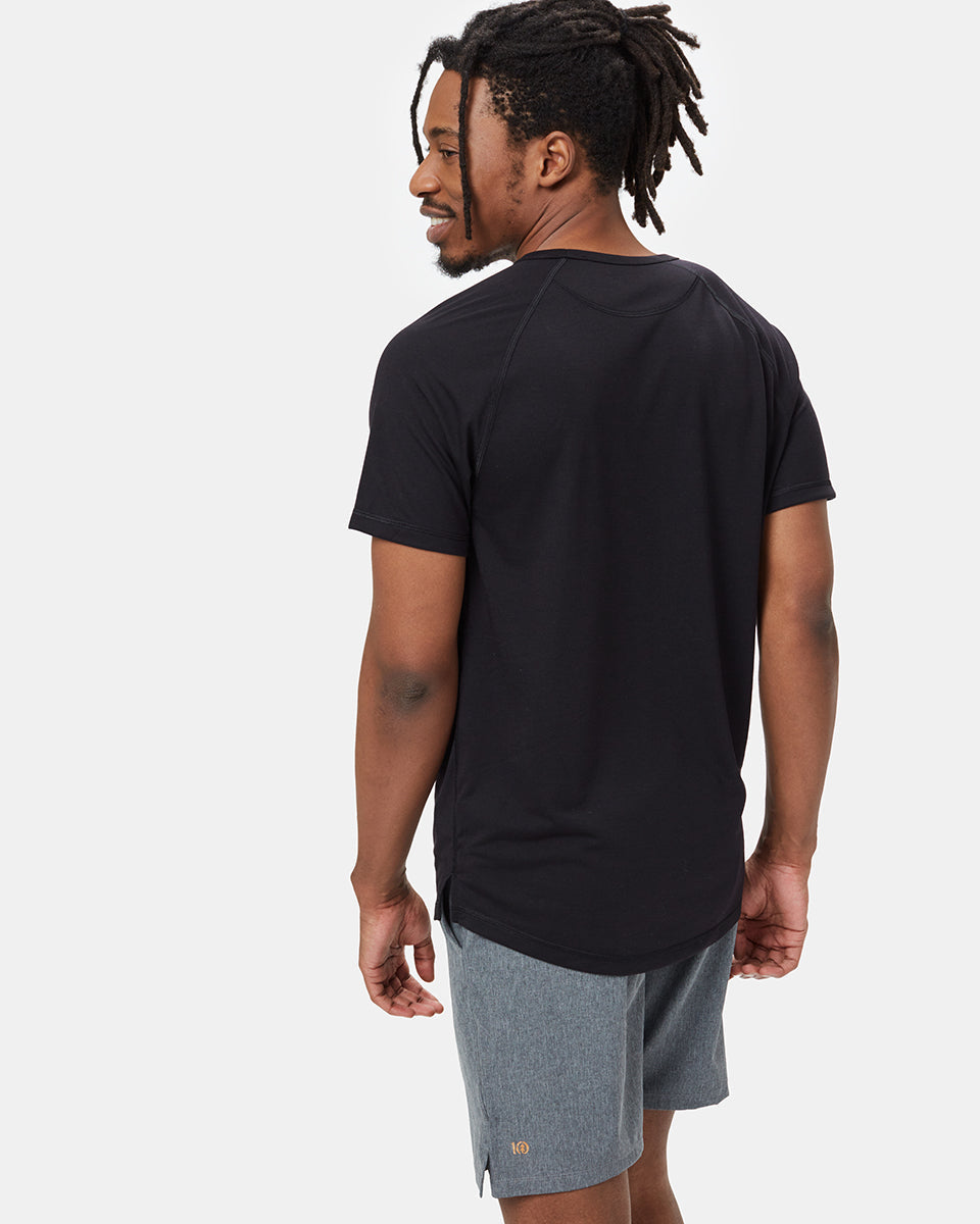 Black Men's Repreve Polyester T-Shirt