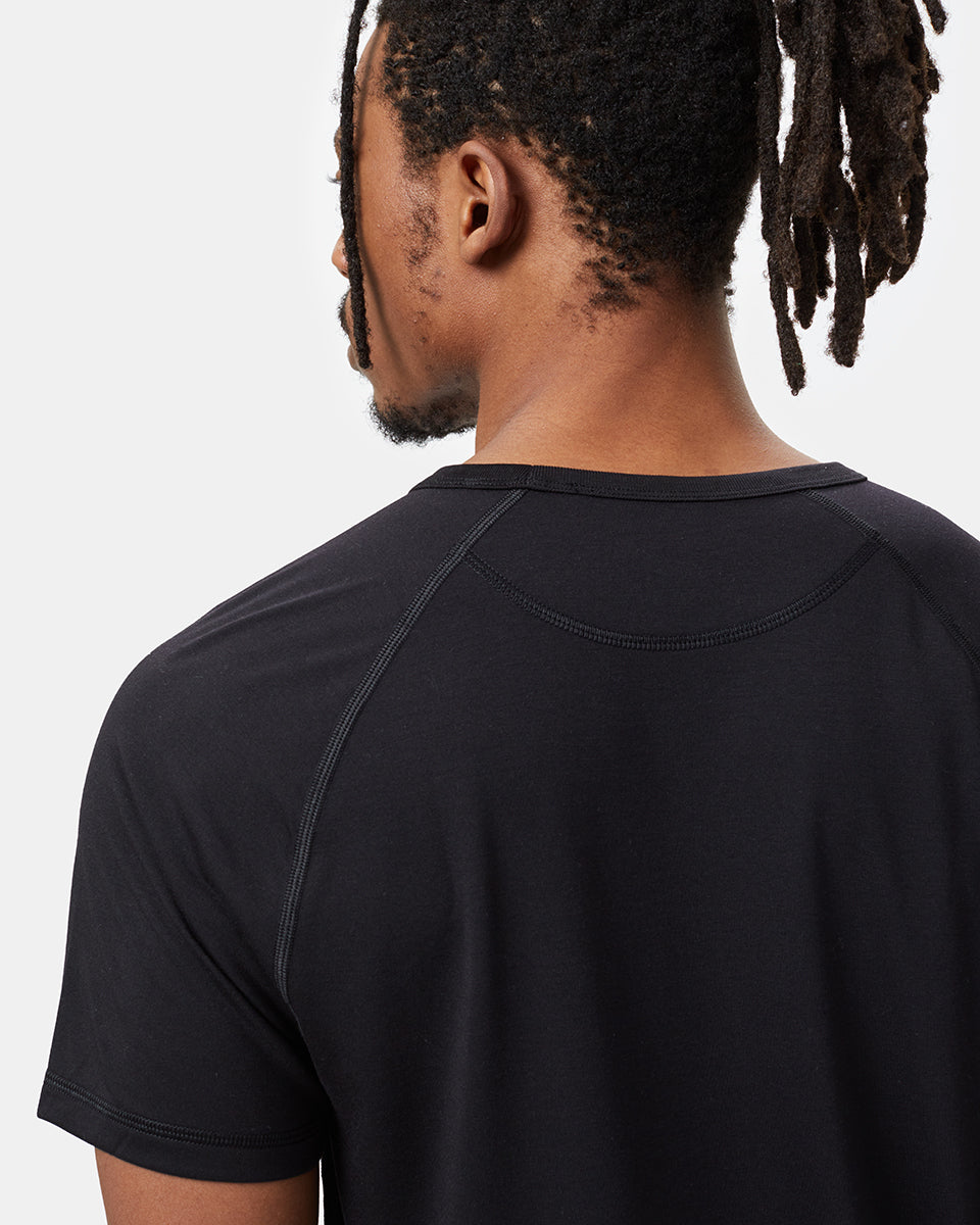 Black Men's Repreve Polyester T-Shirt