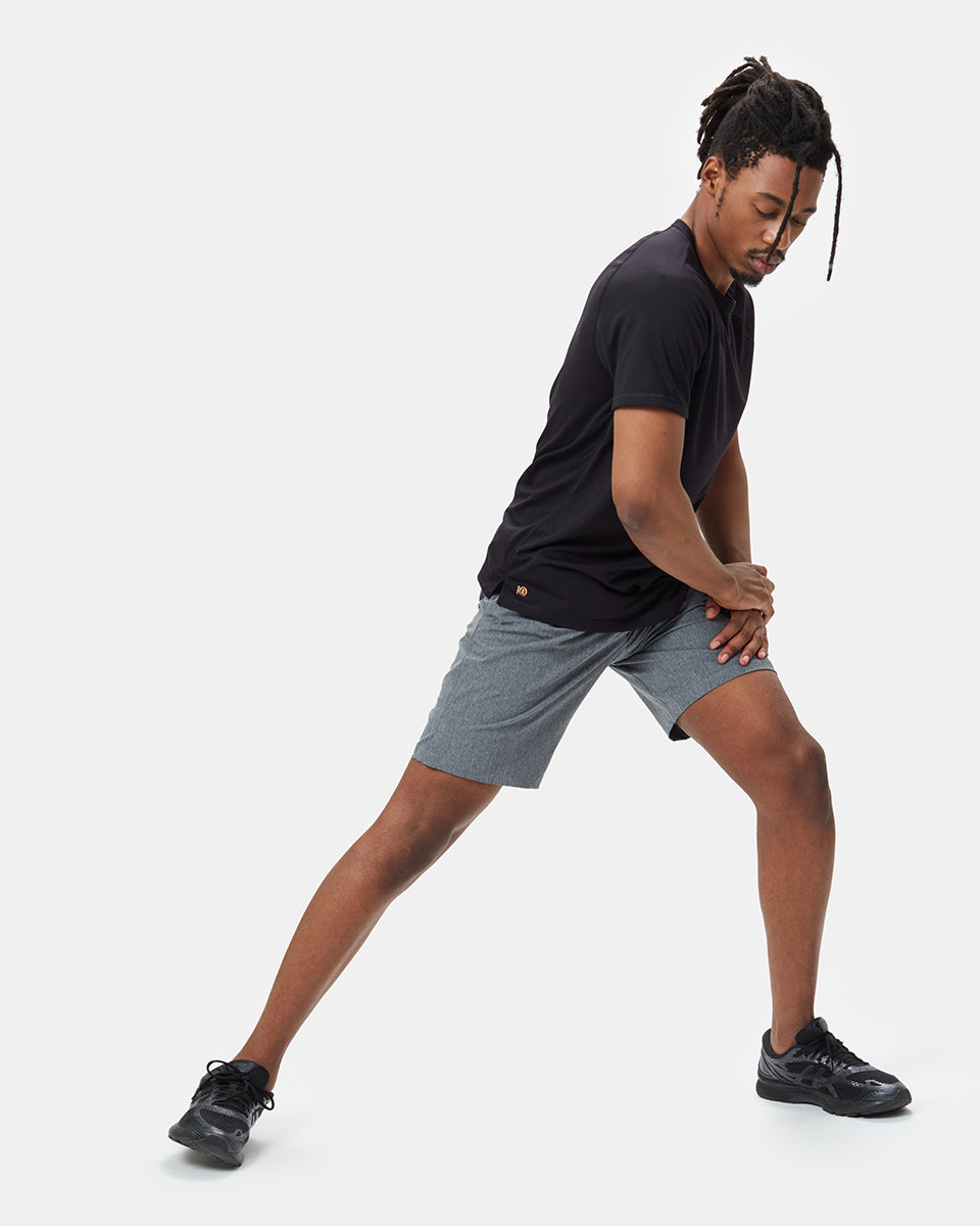 Black Men's Repreve Polyester T-Shirt