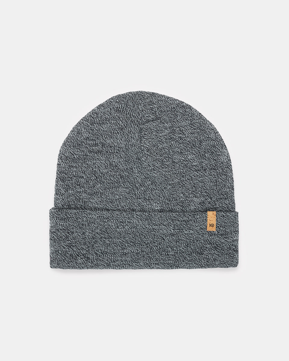 Black Merino Wool Toque Hat