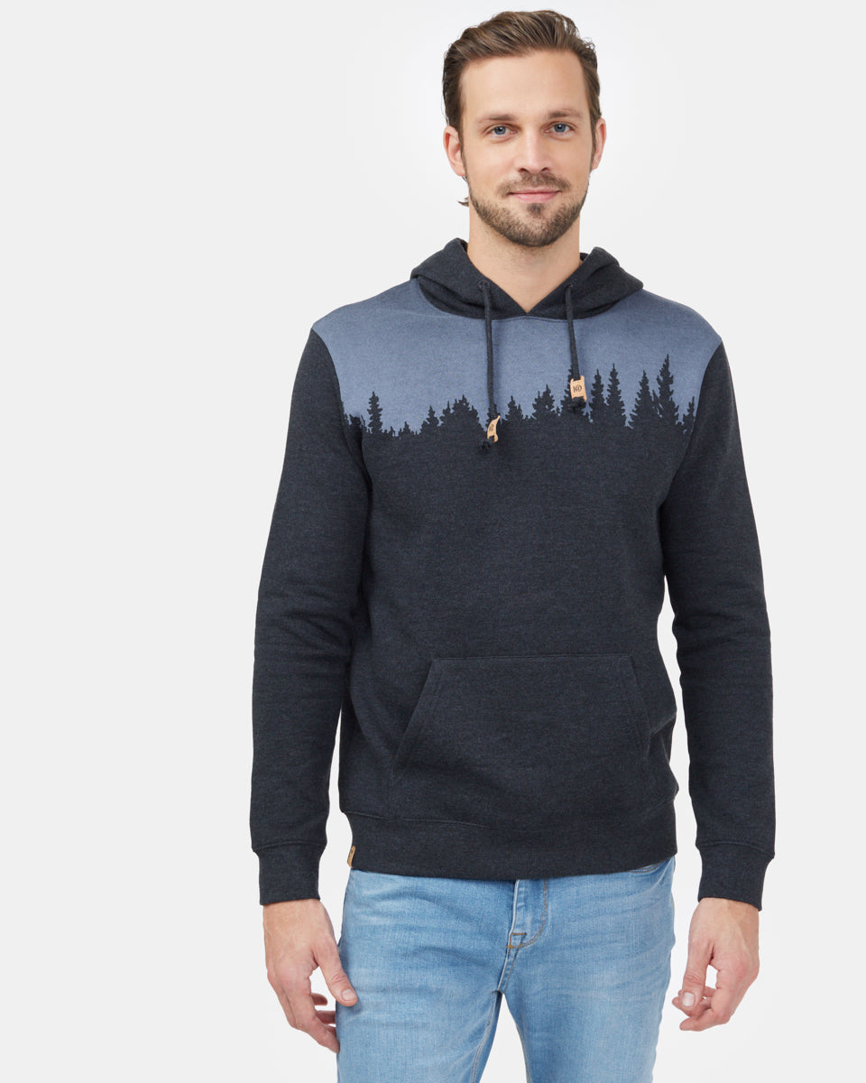 Black Treelinen Graphic Pullover