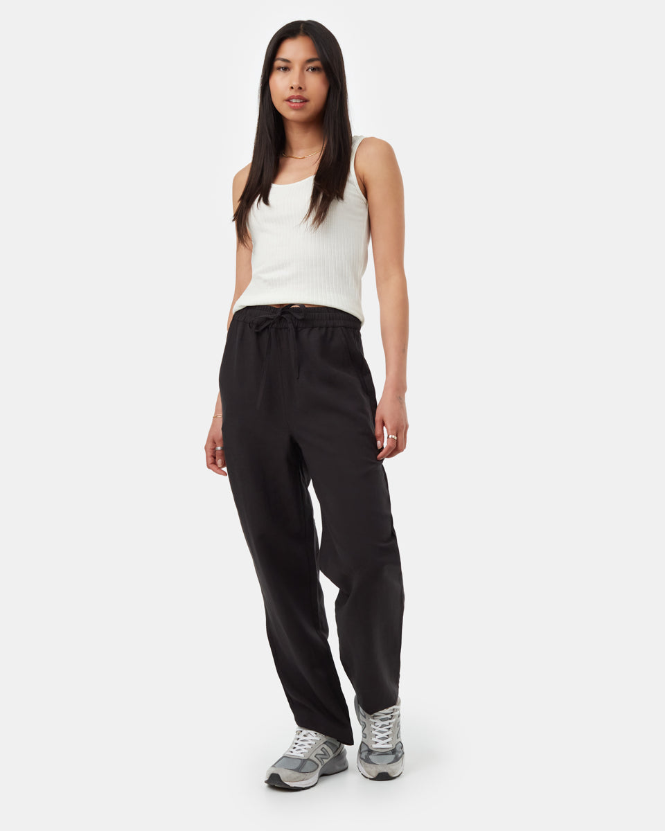 Black Women's Eco-Friendly Sweatpants