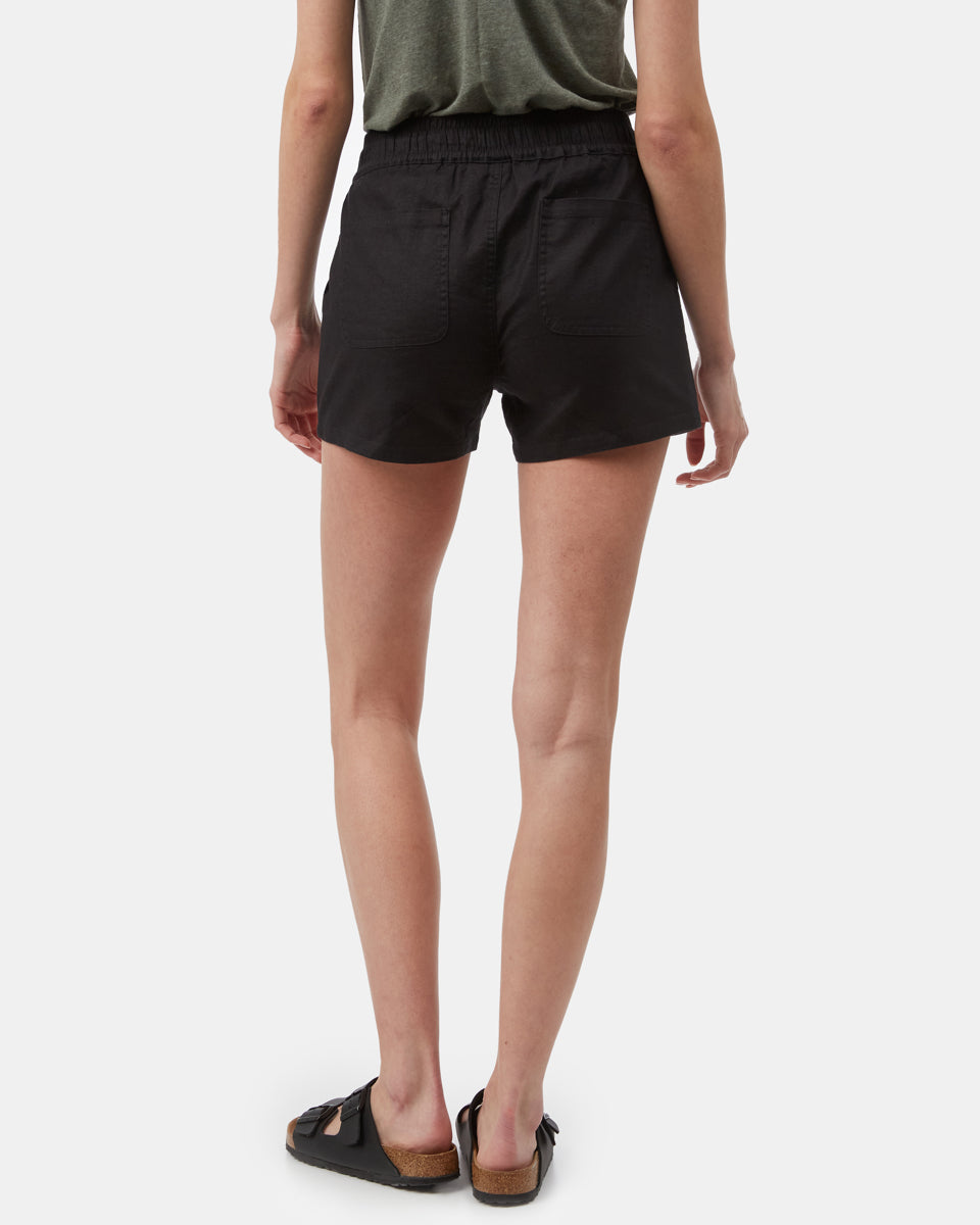 Black Women's Hemp Shorts