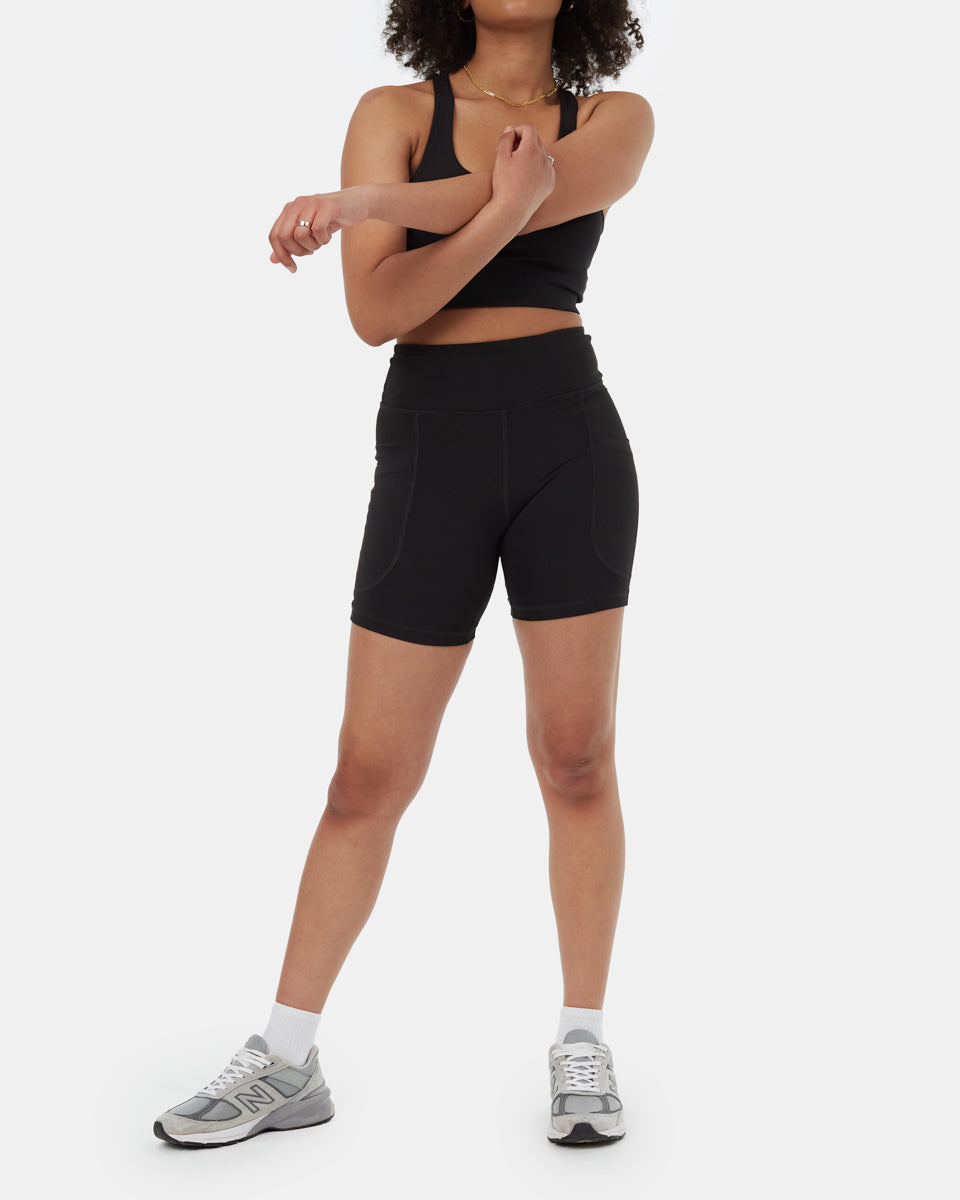 Black Women's Bike Shorts