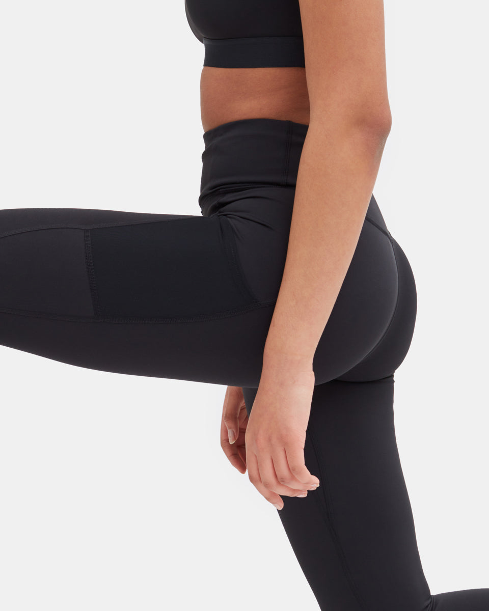 Black Women's High-Rise Leggings