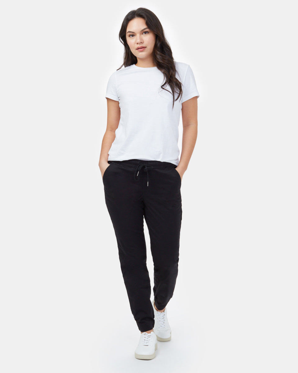 Black Women's Organic Cotton Joggers