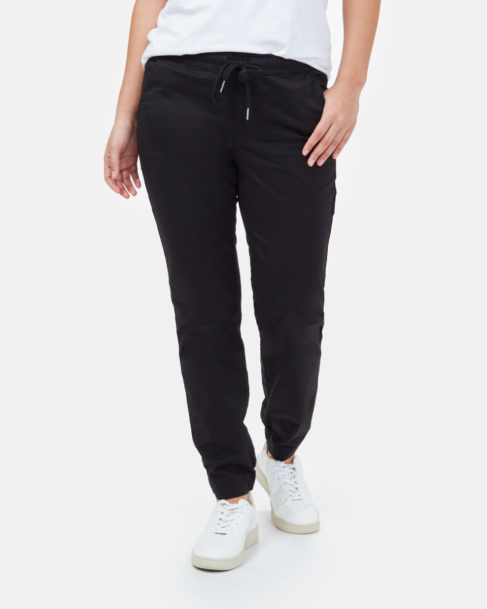 Black Women's Organic Cotton Joggers