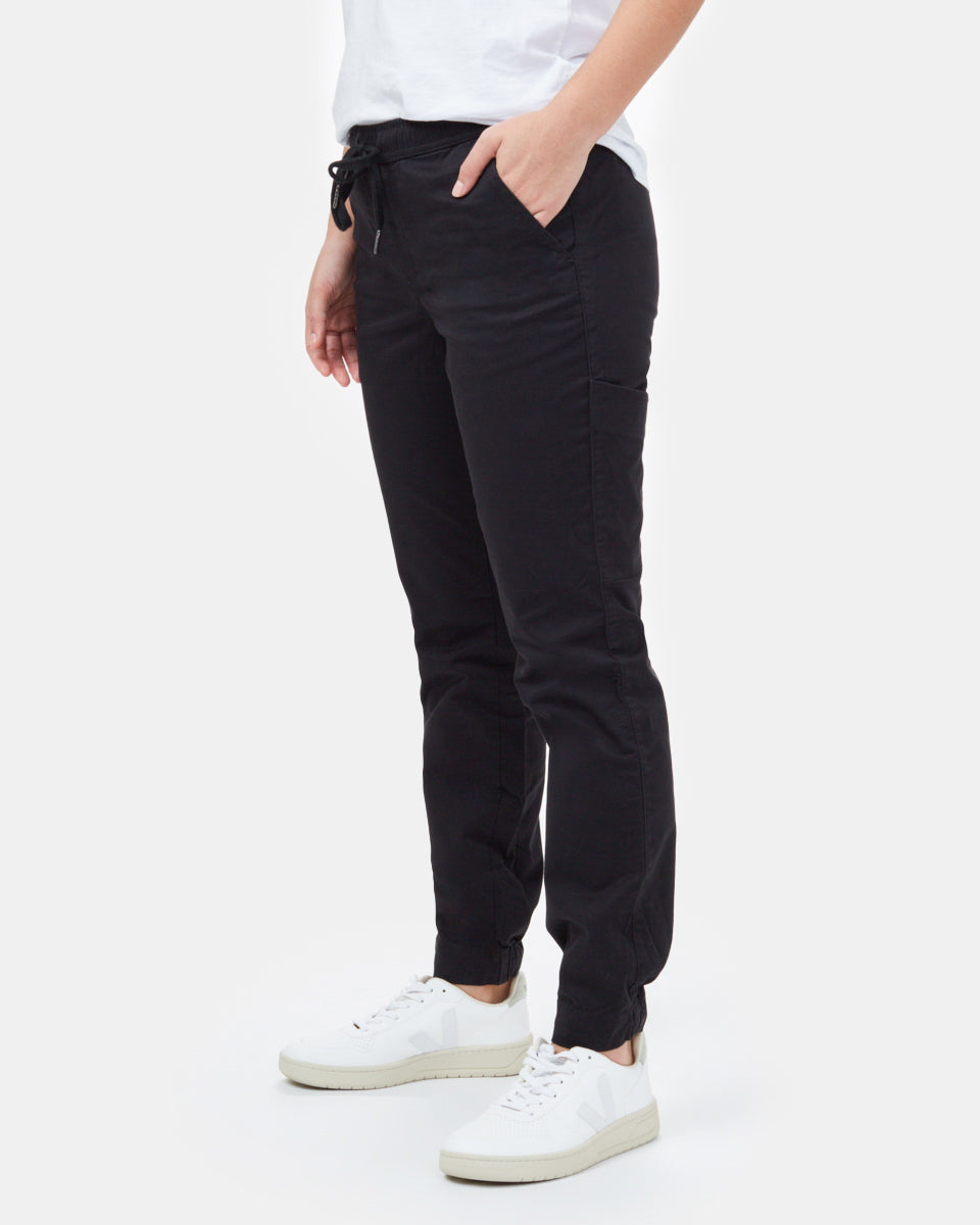 Black Women's Organic Cotton Joggers