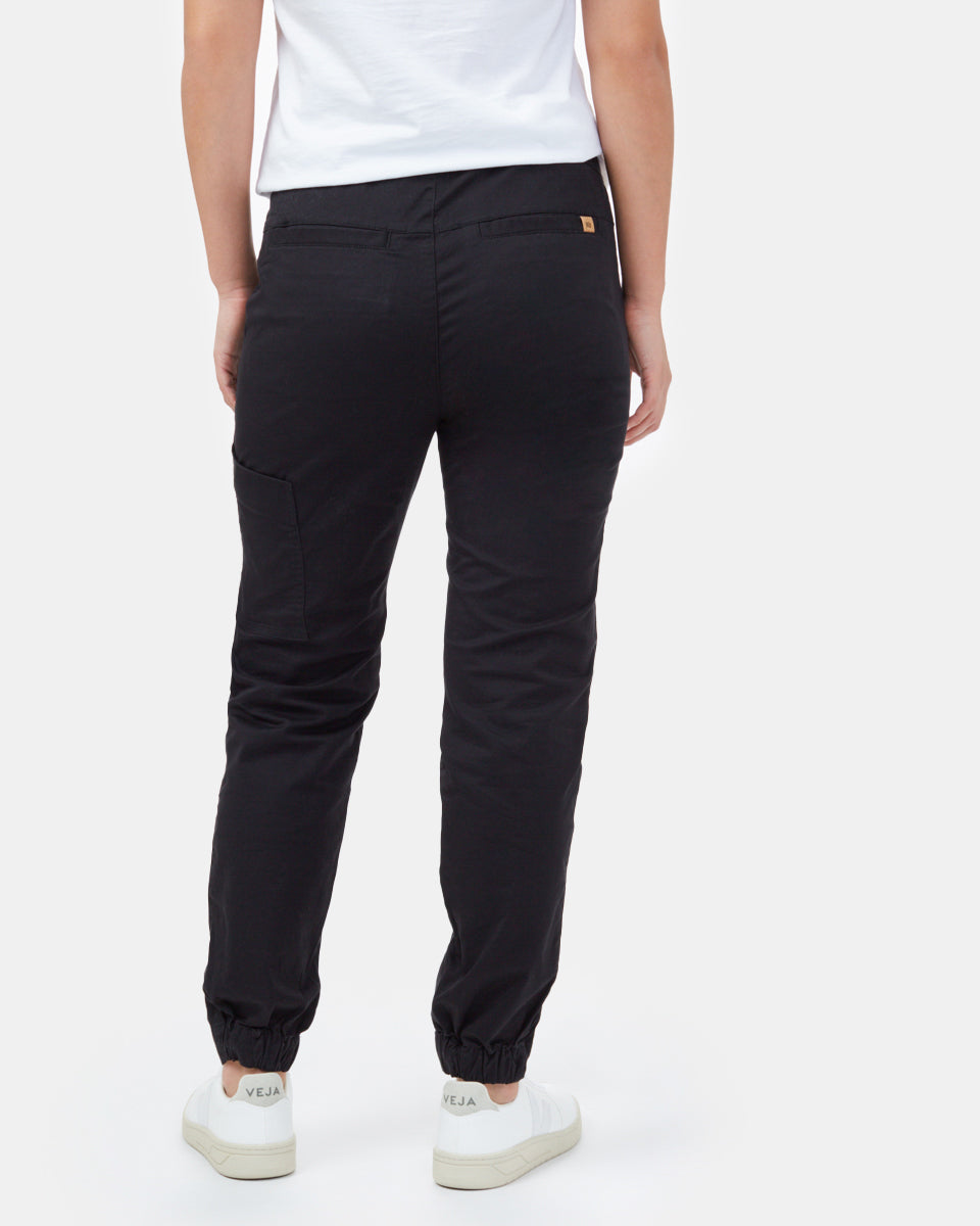 Black Women's Organic Cotton Joggers