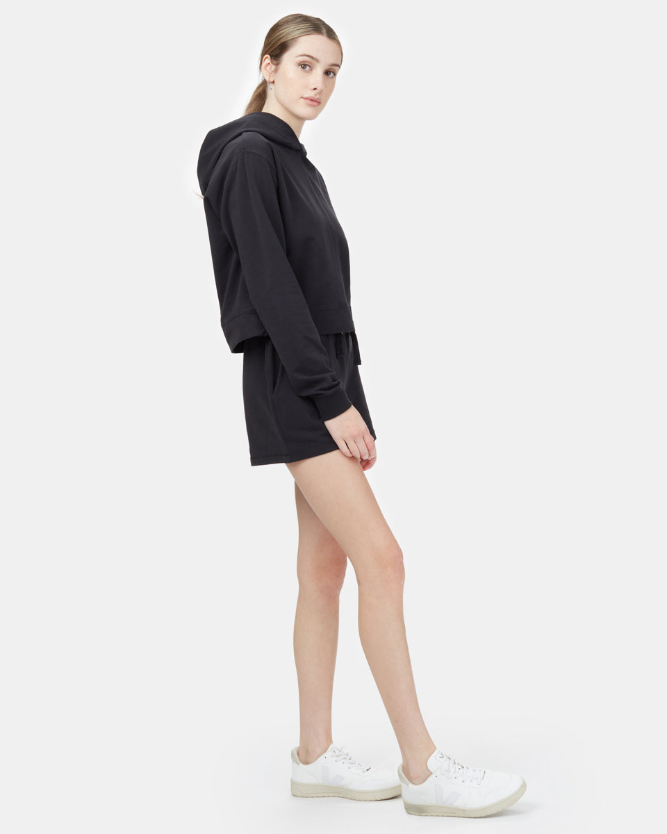 Black Women's Organic Cotton Shorts