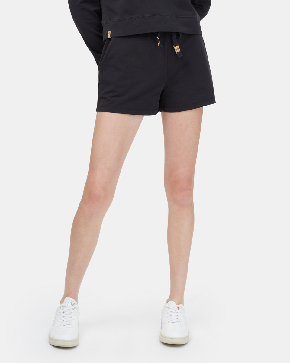 Black Women's Organic Cotton Shorts
