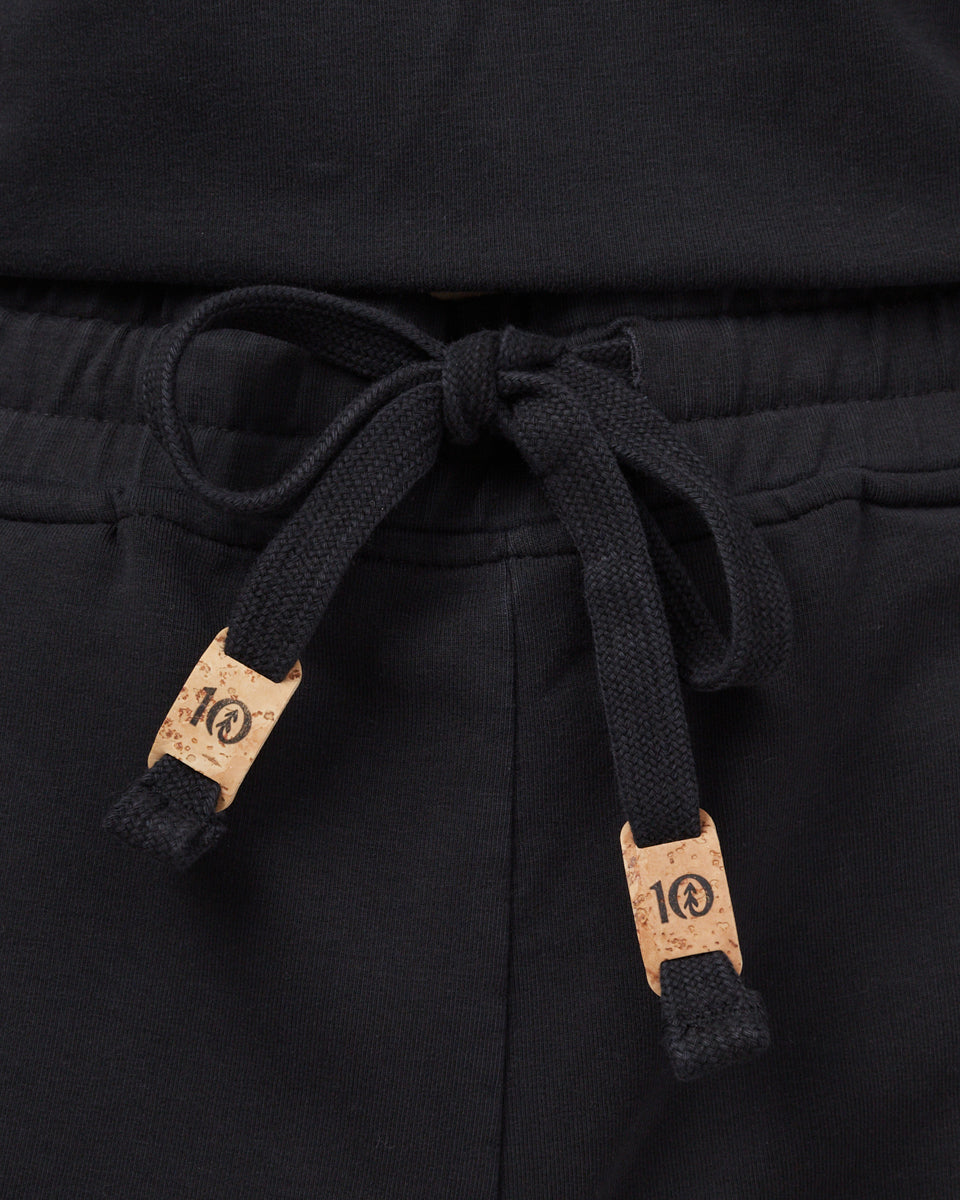 Black Women's Organic Cotton Shorts