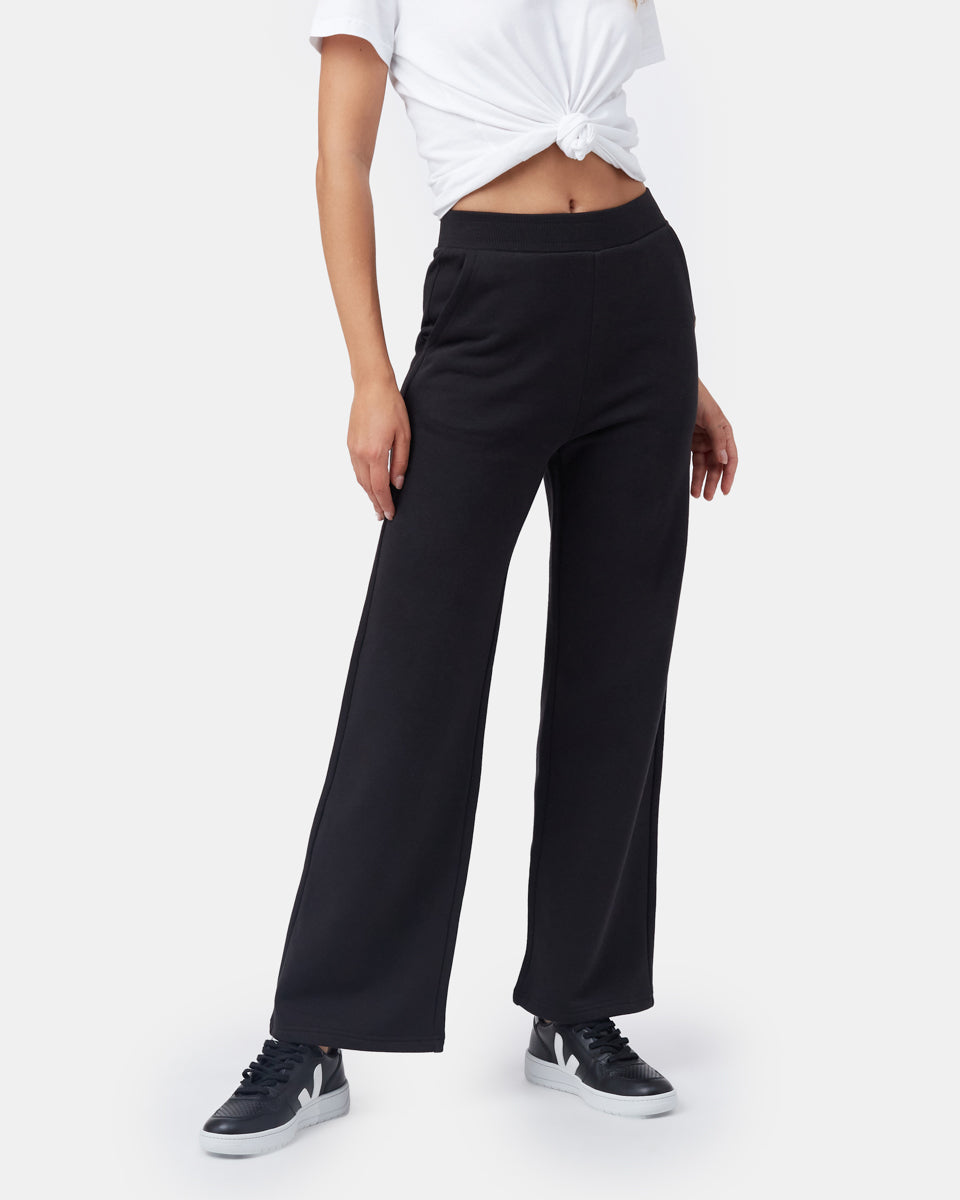Black Women's Organic Cotton Trousers