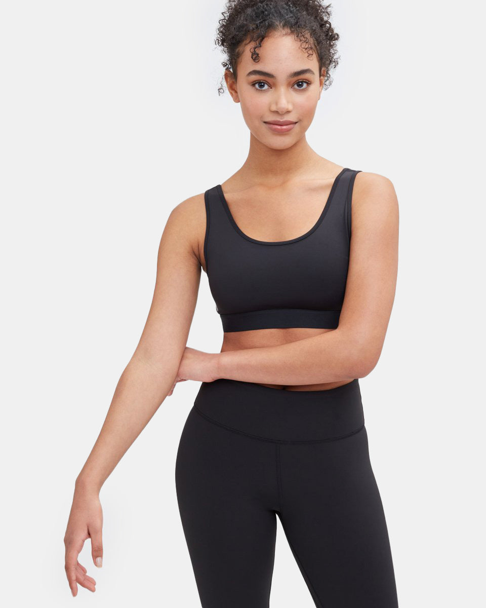 Black  Women's Sports Bra