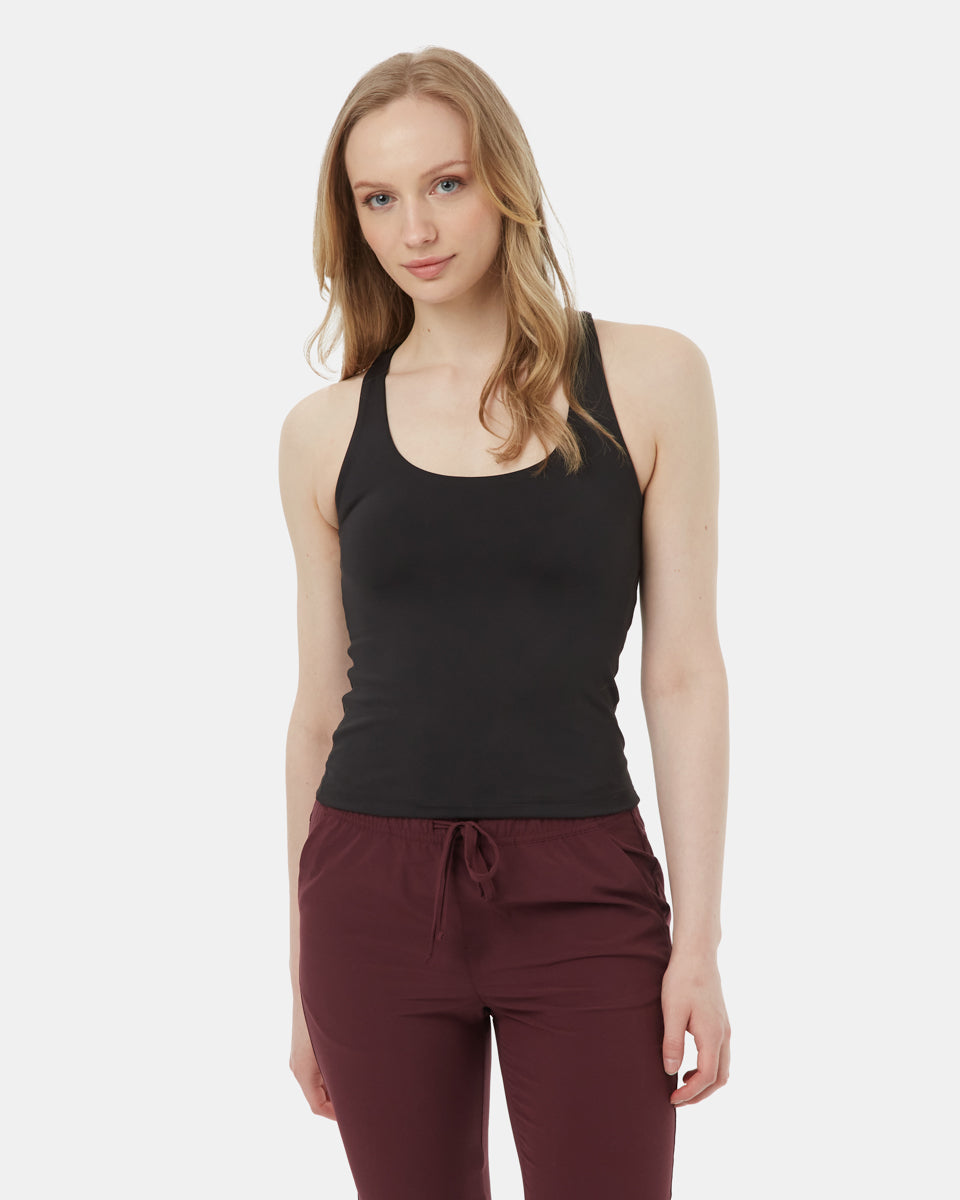 Black Women's Sports Tank Top