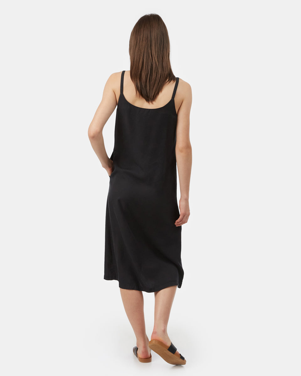 Black Summer Midi Dress