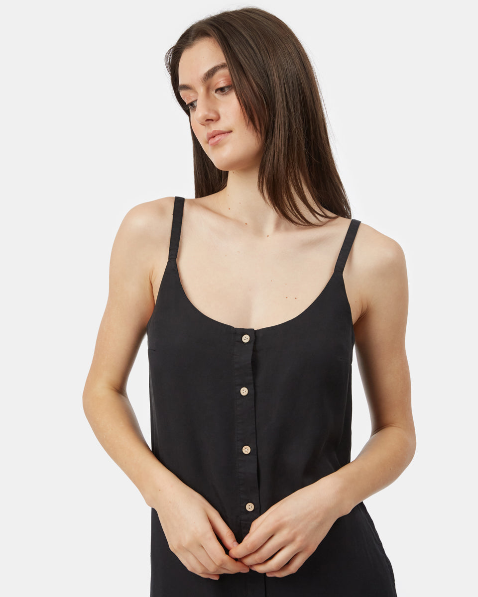 Black Summer Midi Dress