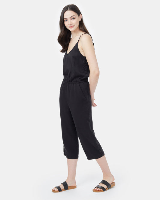 Black Women's Tencel Tank Romper