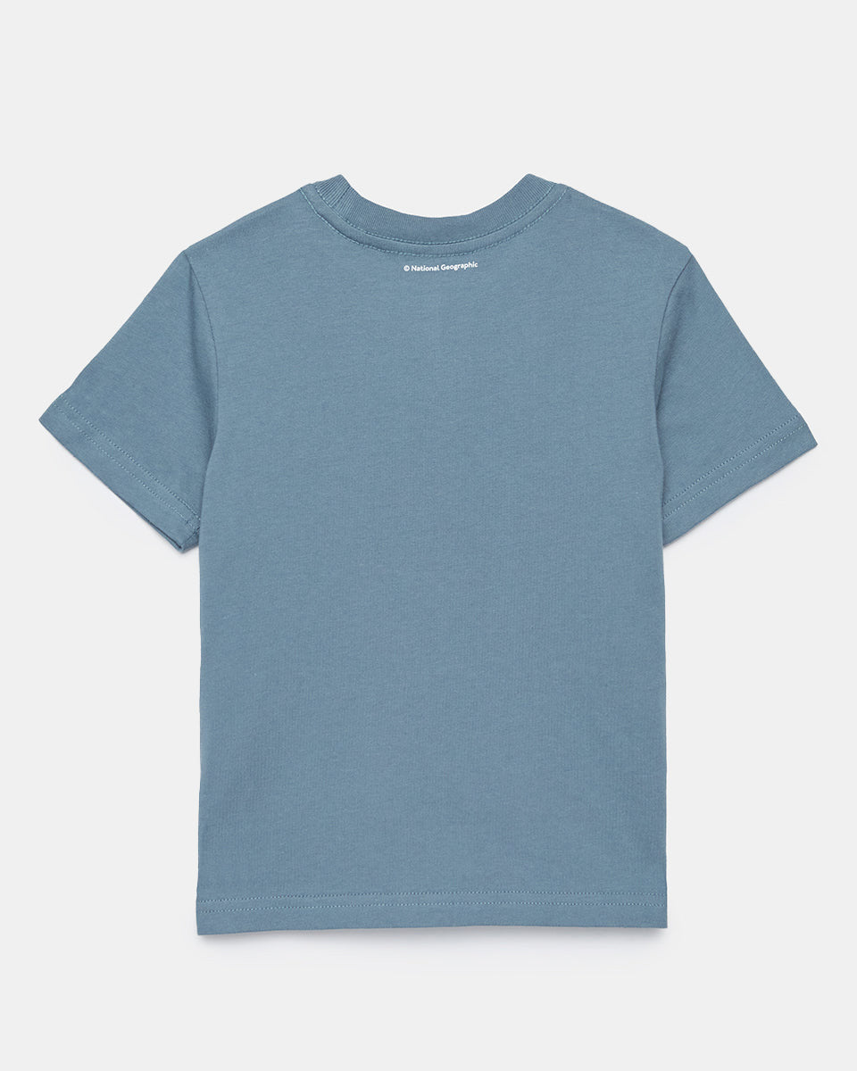 Blue Kids Organic Cotton Graphic Tee