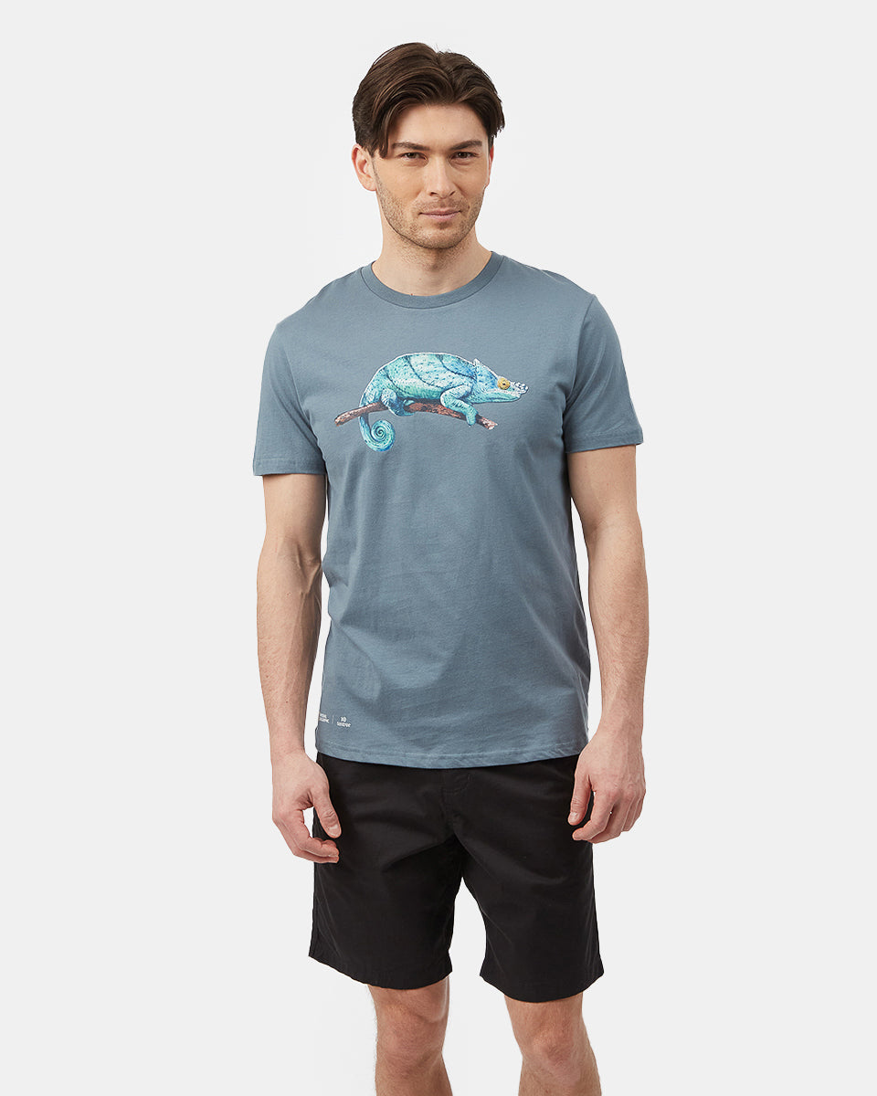 Blue Men's Graphic Tee