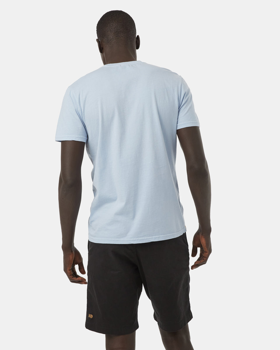 Blue Men's Organic Cotton Pocket Tee