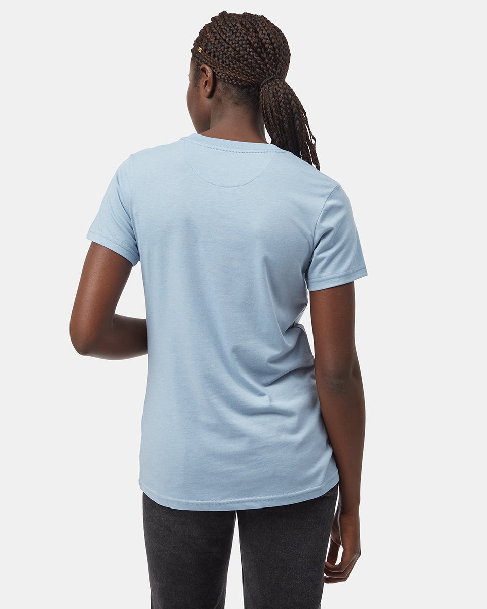 Blue Women's Eco-Friendly Graphic Tee