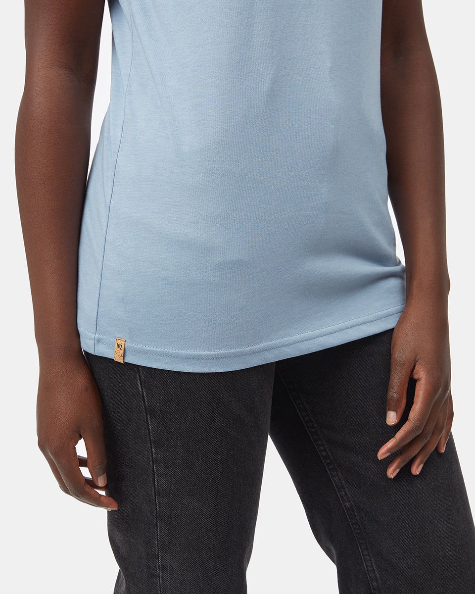 Blue Women's Eco-Friendly Graphic Tee