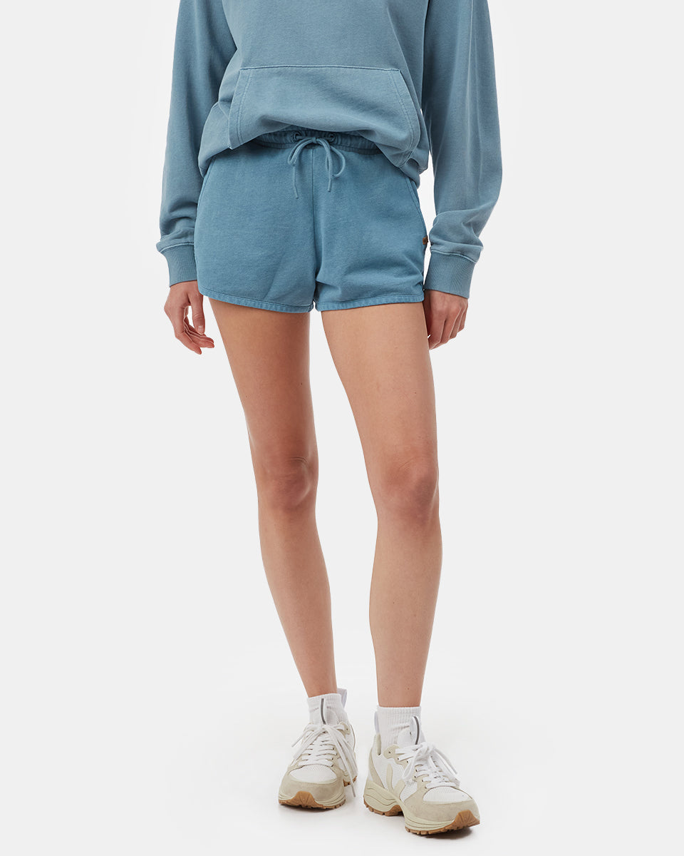 Blue Women's Organic Cotton Sweatshorts
