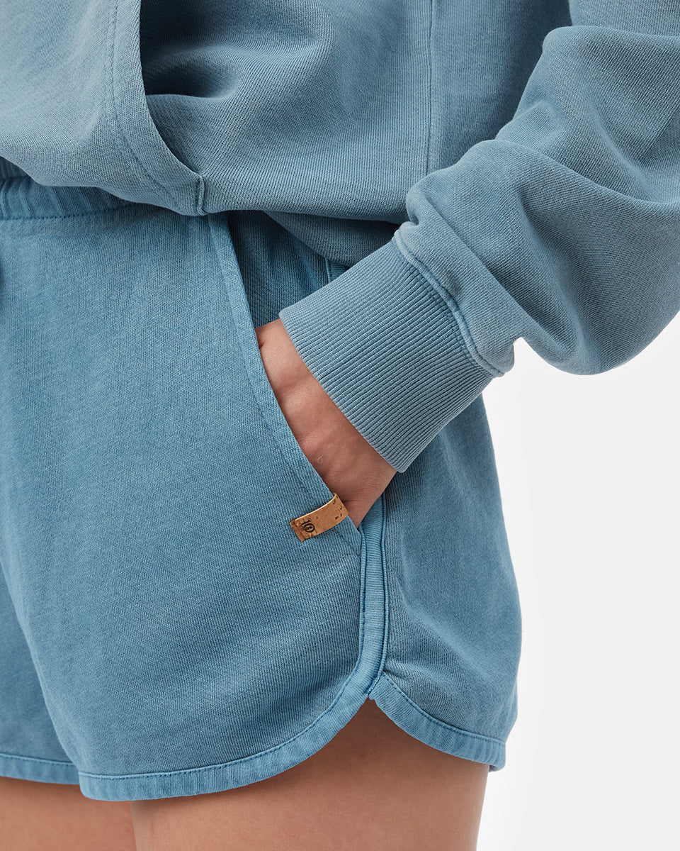 Blue Women's Organic Cotton Sweatshorts