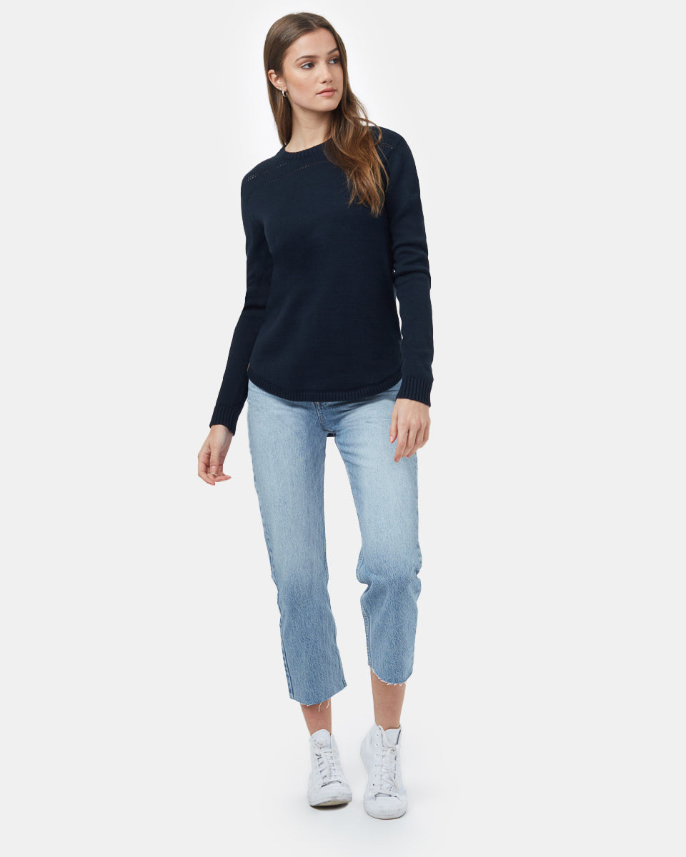 Blue Women's Wool Knit Jumper 