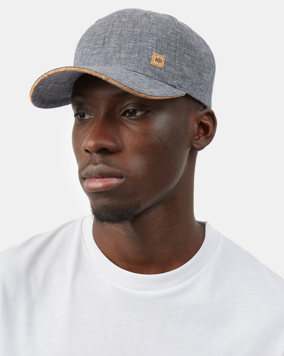 Blue Adjustable Cork Baseball Cap
