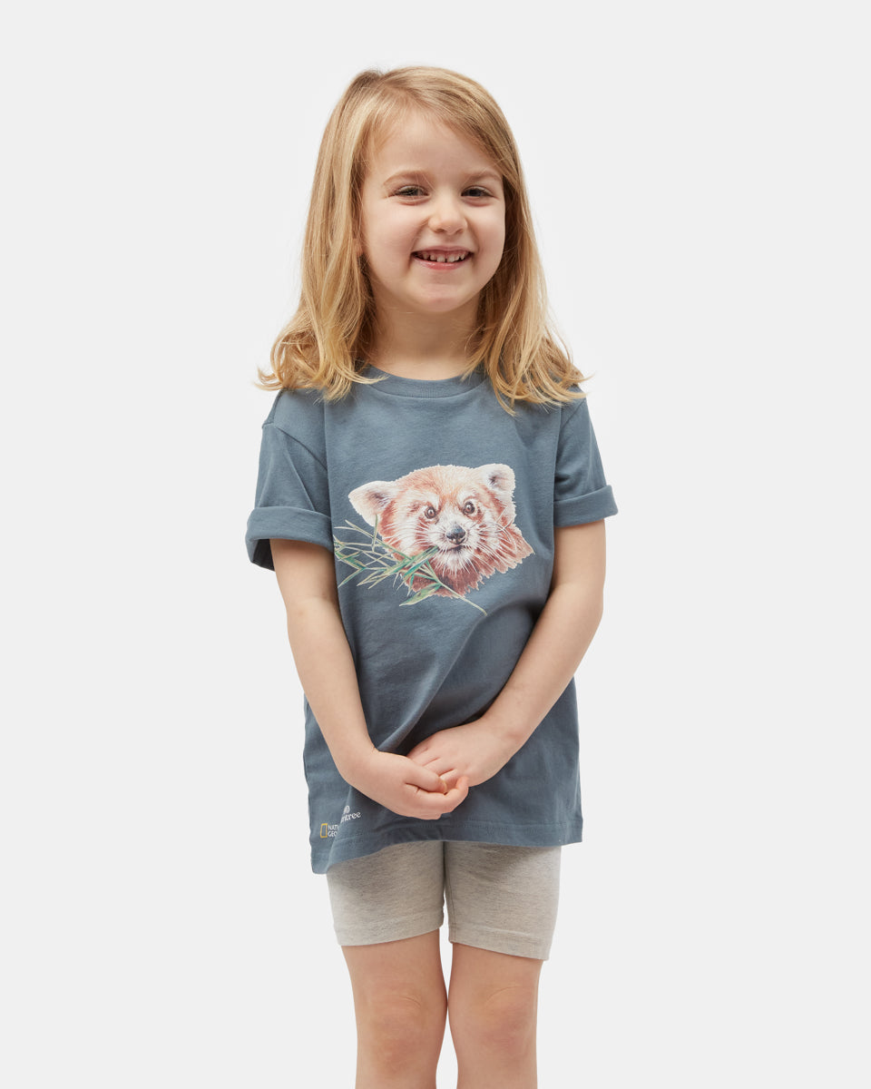 Blue Kids Organic Cotton Graphic Tee