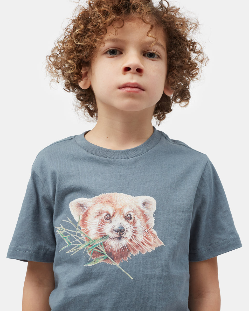 Blue Kids Organic Cotton Graphic Tee