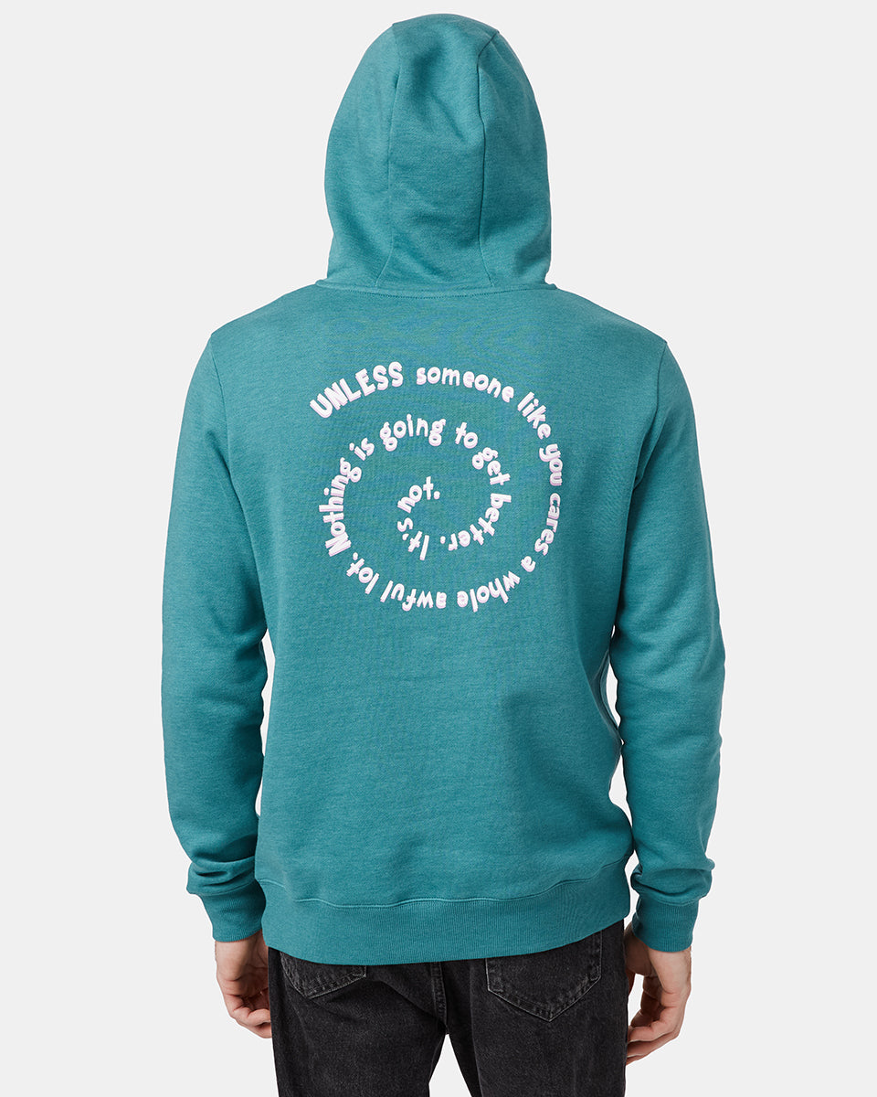 Blue Lorax Graphic Hooded Pullover