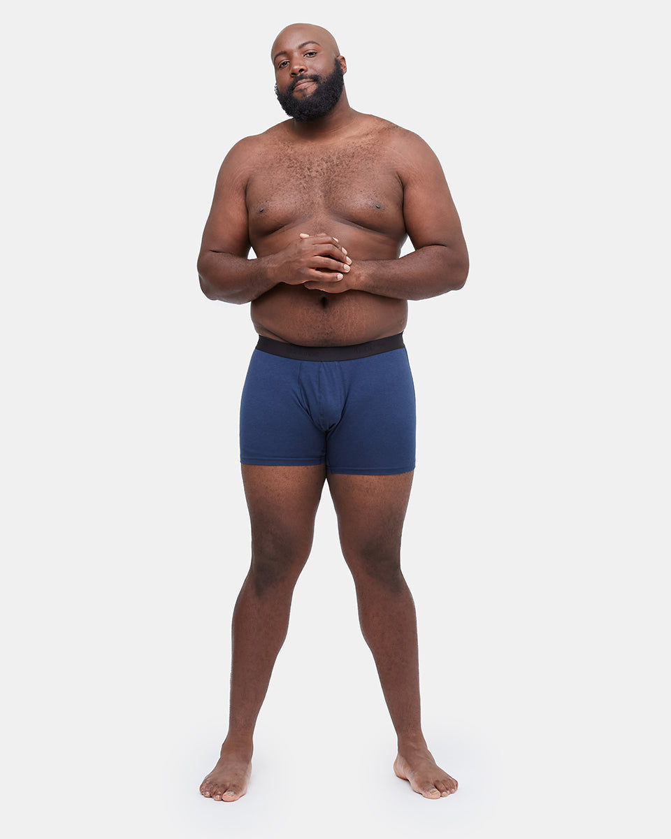 Blue Men's Boxer Briefs