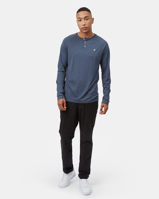 Blue Men's Eco-Friendly Button Shirt
