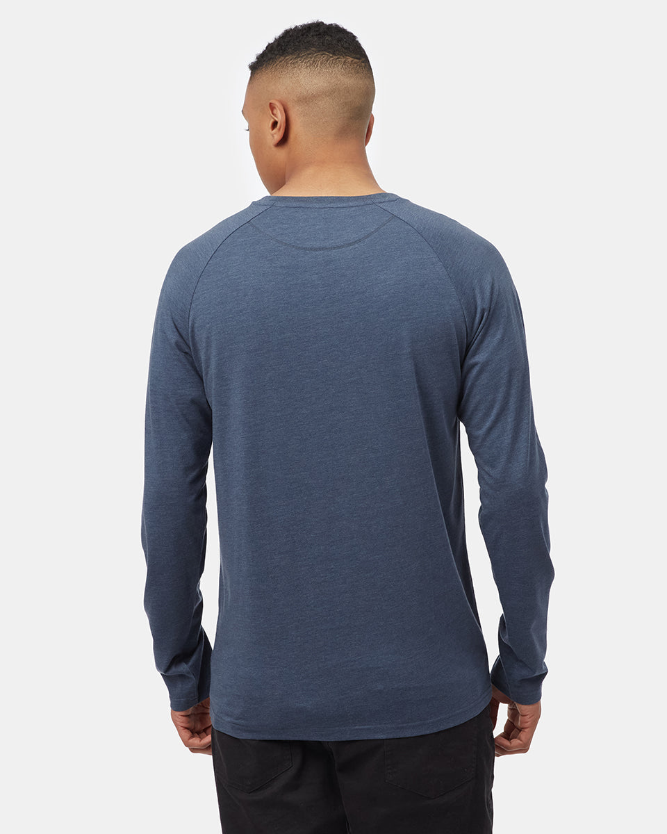 Blue Men's Eco-Friendly Button Shirt