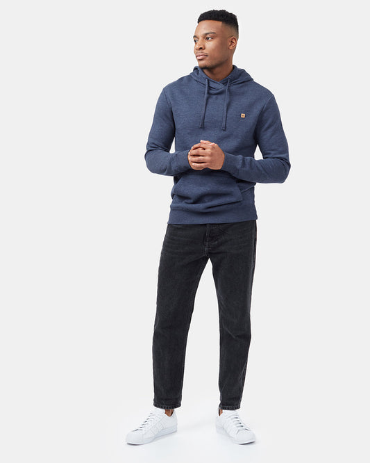 Blue Men's Eco-Friendly Pullover Hoodie