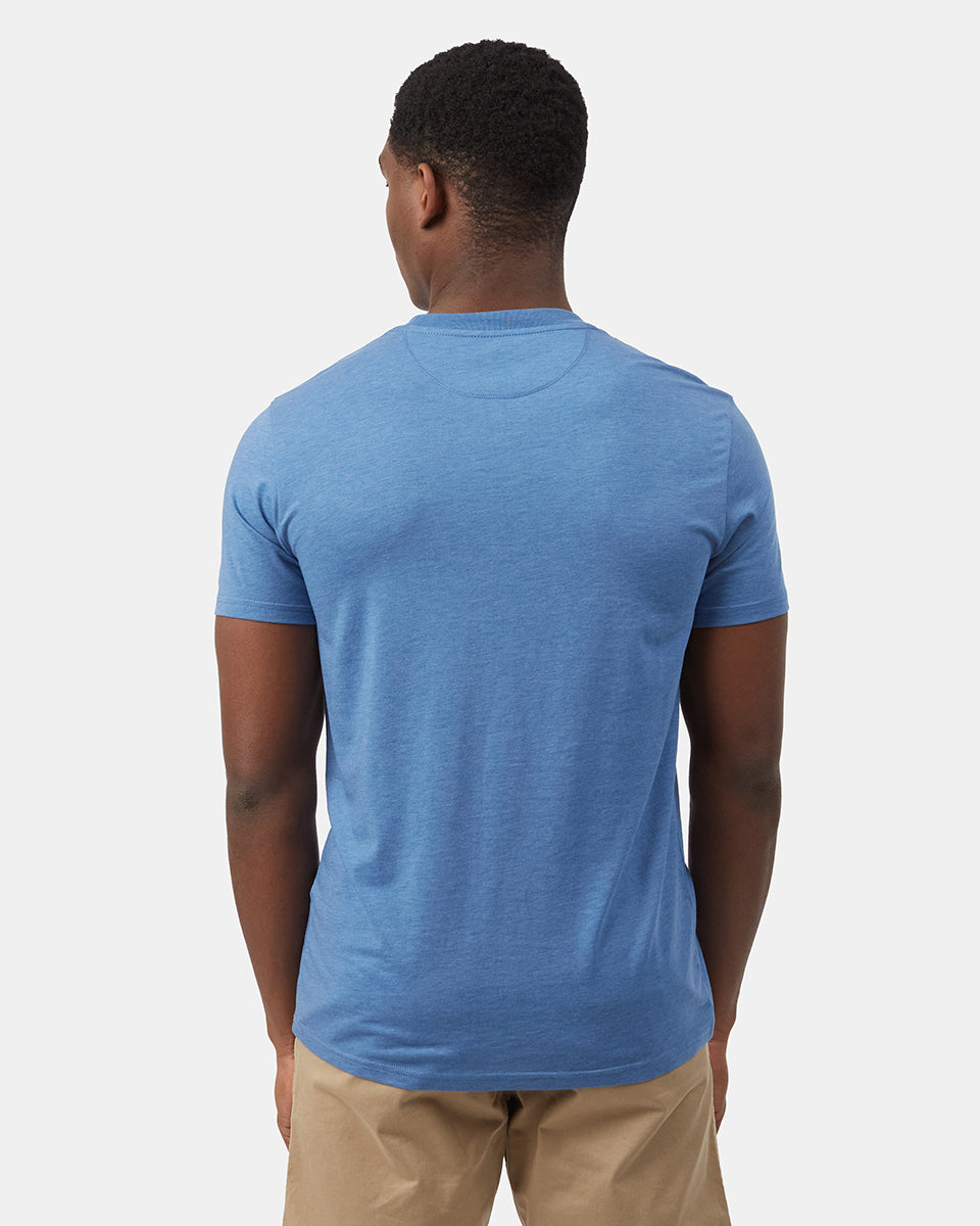 Blue Men's Graphic Short Sleeve Tee