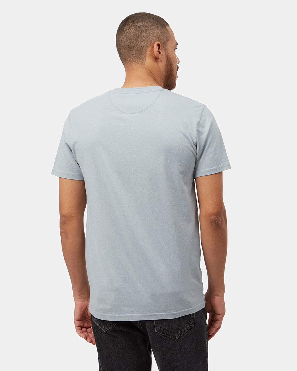 Blue Men's Organic Cotton Graphic Tee