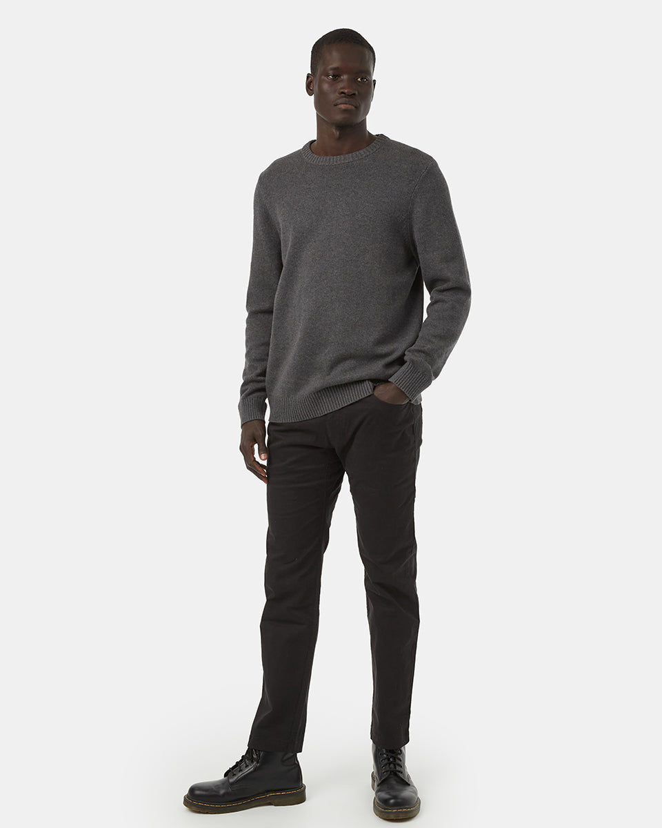 Blue Men's Organic Cotton Knit Jumper